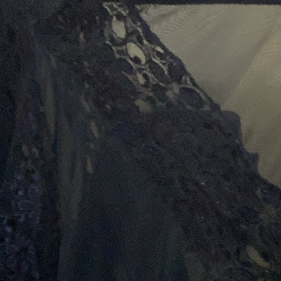 R & M Richard’s  Wo Size 12 FORMAL EVENING DRESS MOTHER OF BRIDE DRESS NAVY EUC - Picture 15 of 16